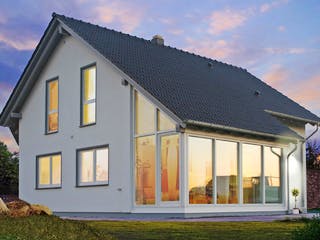 Fertighaus Stockholm von Fingerhut Haus Schlüsselfertig ab 400631€, Satteldach-Klassiker Außenansicht 2