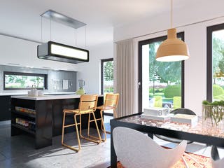 Fertighaus SUNSHINE 125 V6 von Living Fertighaus Schlüsselfertig ab 328217€, Stadtvilla Innenansicht 1