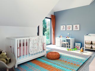 Fertighaus SUNSHINE 144 V4 von Living Fertighaus Schlüsselfertig ab 333724€, Satteldach-Klassiker Innenansicht 3