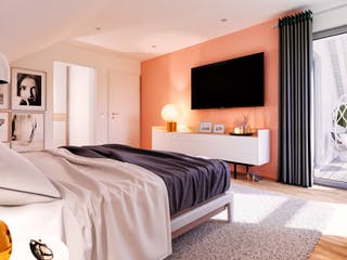 Fertighaus SUNSHINE 143 V3 von Living Fertighaus Schlüsselfertig ab 325265€, Satteldach-Klassiker Innenansicht 3