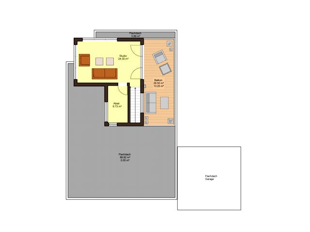 Fertighaus Superio von Büdenbender Hausbau, Cubushaus Grundriss 2