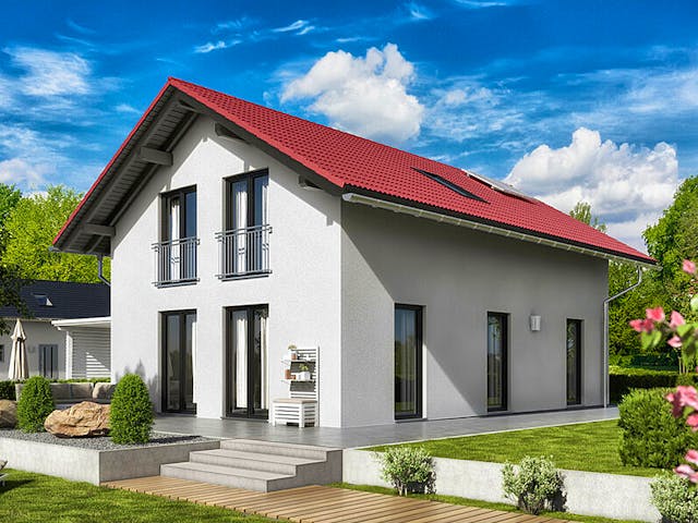 Massivhaus Bodensee 129 - Süd von Town & Country Haus Deutschland Schlüsselfertig ab 240750€, Außenansicht 1 Massivhaus Bodensee 129 - Süd von Town & Country Haus Deutschland Schlüsselfertig ab 240750€, Außenansicht 1