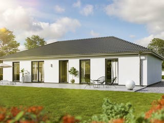 Massivhaus Bungalow 131 von Town & Country Haus Deutschland Schlüsselfertig ab 246290€, Bungalow Außenansicht 1