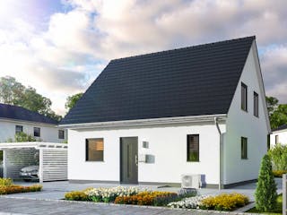 Massivhaus Flair 113 von Town & Country Haus Deutschland Schlüsselfertig ab 222850€, Satteldach-Klassiker Außenansicht 3