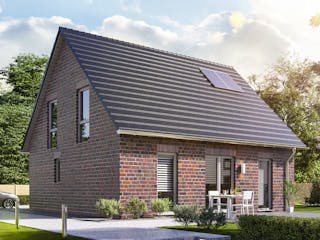 Massivhaus Flair 130 von Town & Country Haus Deutschland Schlüsselfertig ab 239250€, Satteldach-Klassiker Außenansicht 3