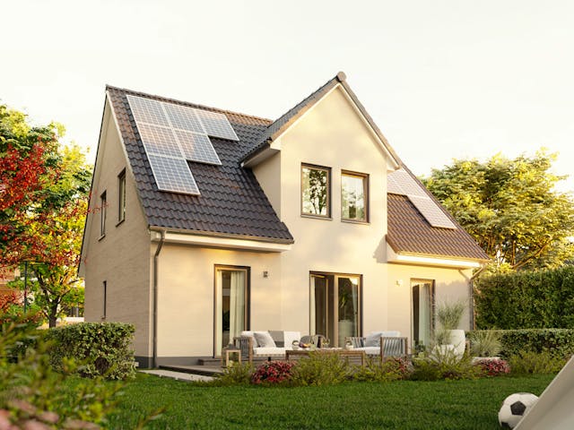 Massivhaus Flair 134 von Town & Country Haus Deutschland Schlüsselfertig ab 242190€, Satteldach-Klassiker Außenansicht 1 Massivhaus Flair 134 von Town & Country Haus Deutschland Schlüsselfertig ab 242190€, Satteldach-Klassiker Außenansicht 1