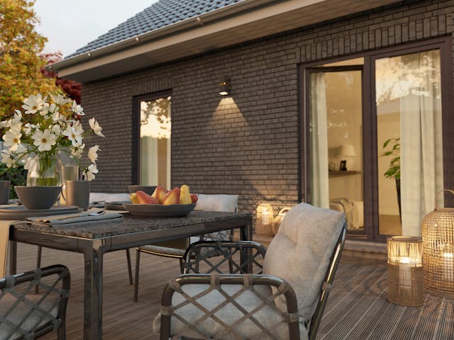 Massivhaus Mitwachshaus Flair 148 von Town & Country Haus Deutschland Schlüsselfertig ab 240750€, Außenansicht 3