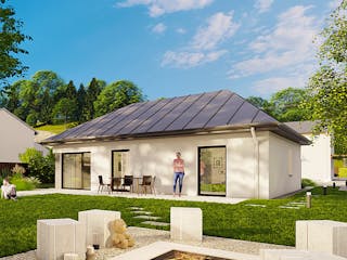 Fertighaus Largo 98 von Ü-Haus, Bungalow Außenansicht 2