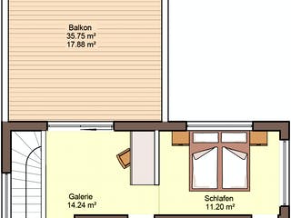 Fertighaus Uno 101 von Büdenbender Hausbau, Cubushaus Grundriss 2