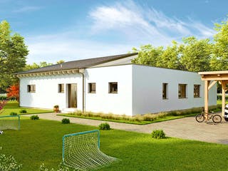 Fertighaus Bungalow Avant von Vario-Haus - Deutschland Schlüsselfertig ab 473900€, Bungalow Außenansicht 1