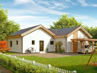 Fertighaus Bungalow Lumia von Vario-Haus - Deutschland Schlüsselfertig ab 392820€, Bungalow Außenansicht 1