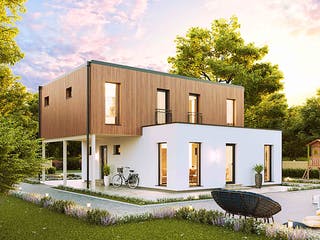 Fertighaus New Design BellaVista von Vario-Haus - Österreich Schlüsselfertig ab 396220€, Cubushaus Außenansicht 3