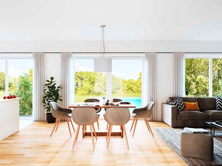 Fertighaus Bungalow Five von Vario-Haus - Österreich Schlüsselfertig ab 244480€, Bungalow Innenansicht 1