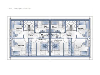 Fertighaus Duplex D115 von Vario-Haus - Österreich Schlüsselfertig ab 327090€, Satteldach-Klassiker Grundriss 2