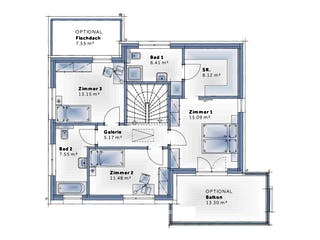 Fertighaus New Design Esprit SMALL von Vario-Haus - Österreich Schlüsselfertig ab 359730€, Cubushaus Grundriss 2