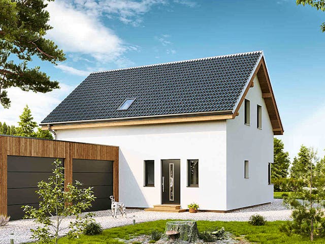 Fertighaus Family Emotion von Vario-Haus - Deutschland Schlüsselfertig ab 384470€, Satteldach-Klassiker Außenansicht 1 Fertighaus Family Emotion von Vario-Haus - Deutschland Schlüsselfertig ab 384470€, Satteldach-Klassiker Außenansicht 1