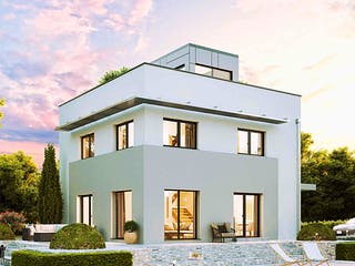 Fertighaus New Design Sky View von Vario-Haus - Österreich Schlüsselfertig ab 450280€, Cubushaus Außenansicht 3