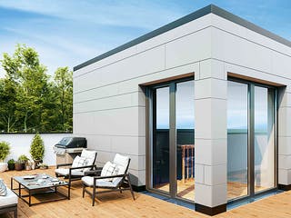 Fertighaus New Design Sky View von Vario-Haus - Österreich Schlüsselfertig ab 450280€, Cubushaus Außenansicht 4