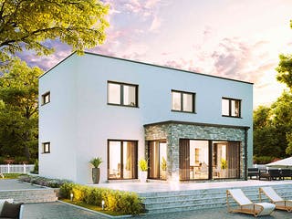 Fertighaus New Design Solair von Vario-Haus - Österreich Schlüsselfertig ab 412960€, Cubushaus Außenansicht 3