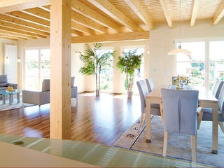 Fertighaus MH VISION von WEISS Holzhaus Schlüsselfertig ab 404492€, Satteldach-Klassiker Innenansicht 2