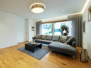 Fertighaus Ausstellungshaus Fellbach Stadtvilla von WeberHaus Schlüsselfertig ab 525000€, Stadtvilla Innenansicht 1