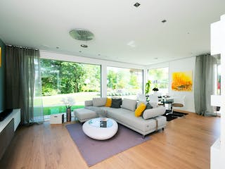 Fertighaus Ausstellungshaus Rheinau-Linx CityLife 700 von WeberHaus Schlüsselfertig ab 456000€, Cubushaus Innenansicht 2