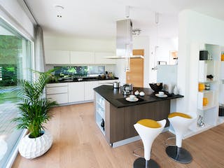 Fertighaus Ausstellungshaus Rheinau-Linx CityLife 700 von WeberHaus Schlüsselfertig ab 456000€, Cubushaus Innenansicht 3