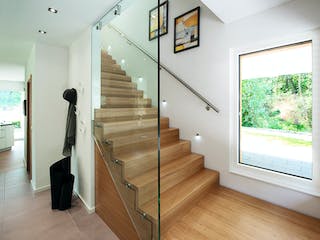 Fertighaus Ausstellungshaus Rheinau-Linx CityLife 700 von WeberHaus Schlüsselfertig ab 456000€, Cubushaus Innenansicht 5