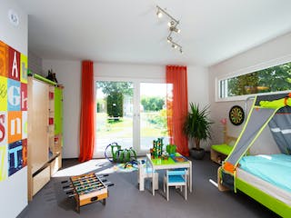 Fertighaus Ausstellungshaus Rheinau-Linx CityLife 700 von WeberHaus Schlüsselfertig ab 456000€, Cubushaus Innenansicht 7