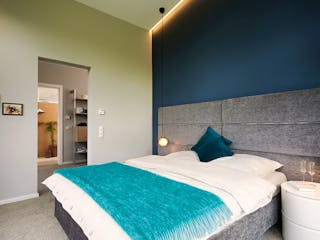Fertighaus Ausstellungshaus Rheinau-Linx Jubiläumshaus von WeberHaus Schlüsselfertig ab 695000€, Pultdachhaus Innenansicht 7