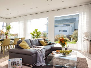 Fertighaus Ausstellungshaus Wenden CityLife 700 von WeberHaus Schlüsselfertig ab 457000€, Stadtvilla Innenansicht 1