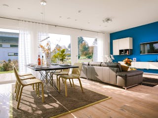 Fertighaus Ausstellungshaus Wenden CityLife 700 von WeberHaus Schlüsselfertig ab 457000€, Stadtvilla Innenansicht 3