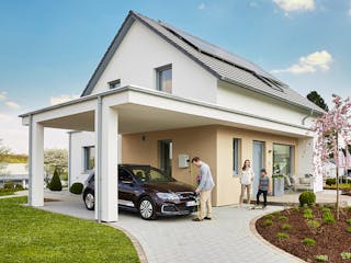 Fertighaus Ausstellungshaus Wenden generation5.5 110 von WeberHaus Schlüsselfertig ab 373000€, Außenansicht 3