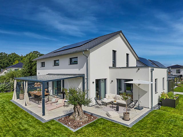 Fertighaus Kundenhaus Croce - generation5.5 Haus 200 von WeberHaus Schlüsselfertig ab 361500€, Außenansicht 1 Fertighaus Kundenhaus Croce - generation5.5 Haus 200 von WeberHaus Schlüsselfertig ab 361500€, Außenansicht 1