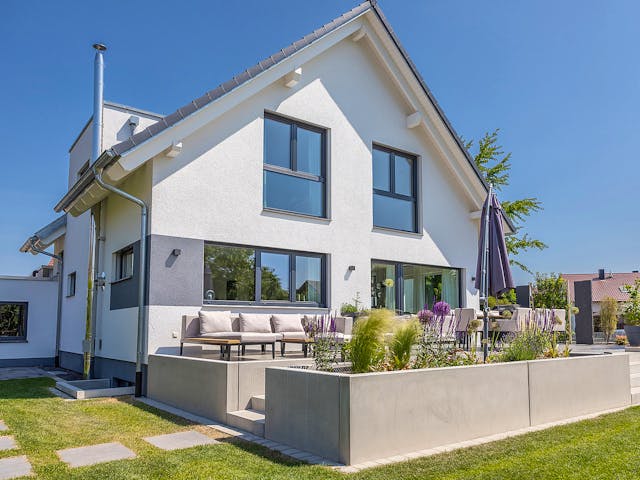 Fertighaus Kundenhaus Jungmann - generation5.5 Haus 200 von WeberHaus Schlüsselfertig ab 350400€, Außenansicht 2