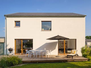 Fertighaus Kundenhaus Ritter - generation5.5 Haus 200 von WeberHaus Schlüsselfertig ab 386400€, Außenansicht 2