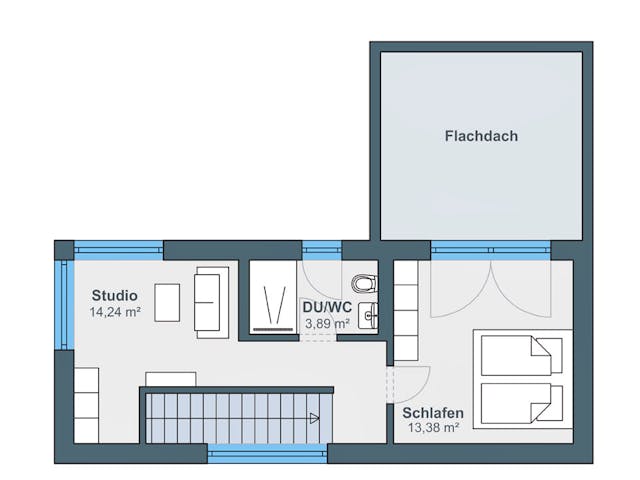 Fertighaus Kundenhaus Schneemann von WeberHaus Schlüsselfertig ab 318500€, Cubushaus Grundriss 2