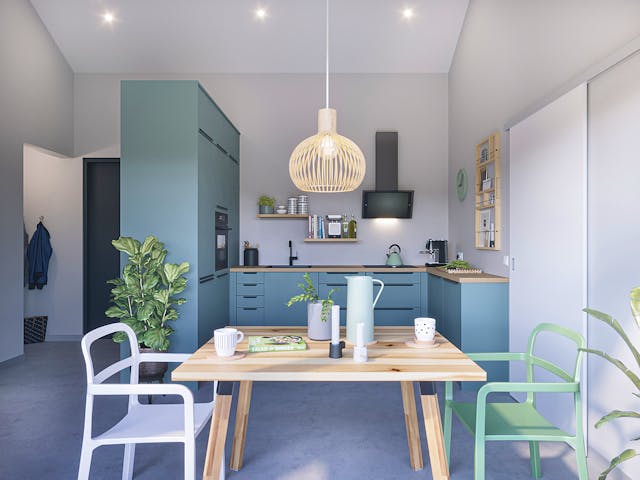 Fertighaus Option Bungalow von WeberHaus Schlüsselfertig ab 189000€, Bungalow Innenansicht 2