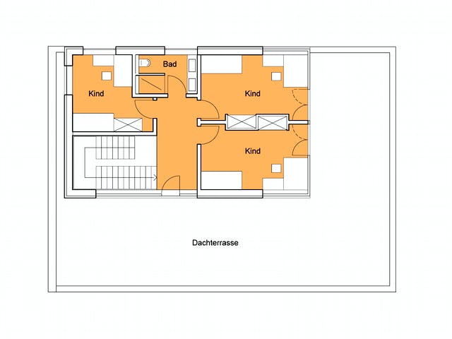 Fertighaus Weitblick von Bau-Fritz Schlüsselfertig ab 990000€, Stadtvilla Grundriss 2