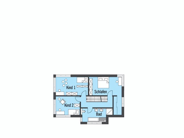 Fertighaus Wiesenhütter - Kundenhaus von Bau-Fritz Schlüsselfertig ab 740000€, Cubushaus Grundriss 2