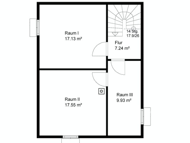 Blockhaus Wolfenbrück von Rems-Murr-Holzhaus Schlüsselfertig ab 393000€, Blockhaus Grundriss 3