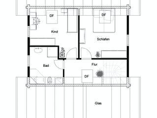Blockhaus Wolfenbrück von Rems-Murr-Holzhaus Ausbauhaus ab 220880€, Blockhaus Grundriss 2