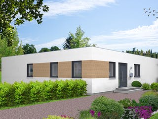 Fertighaus EDITION B 113 von WOLF-HAUS Schlüsselfertig ab 365240€, Bungalow Außenansicht 1