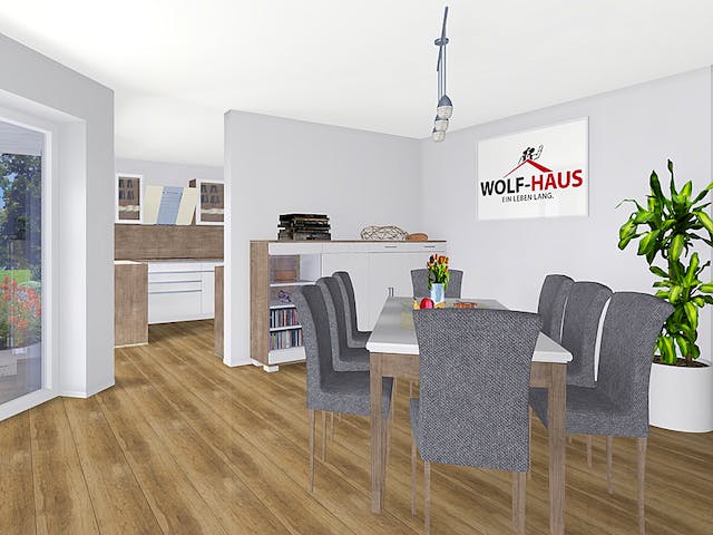 Fertighaus EDITION B 126 von Wolf-Haus Schlüsselfertig ab 334919€, Bungalow Innenansicht 2