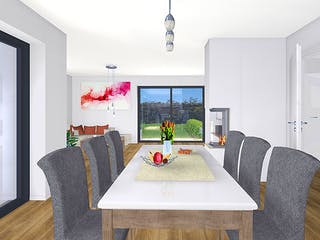 Fertighaus EDITION B 128.2 von WOLF-HAUS Schlüsselfertig ab 355913€, Bungalow Innenansicht 2