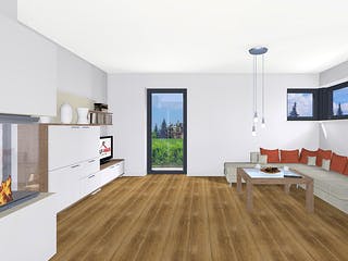 Fertighaus EDITION E 168 von WOLF-HAUS Schlüsselfertig ab 432058€, Satteldach-Klassiker Innenansicht 1