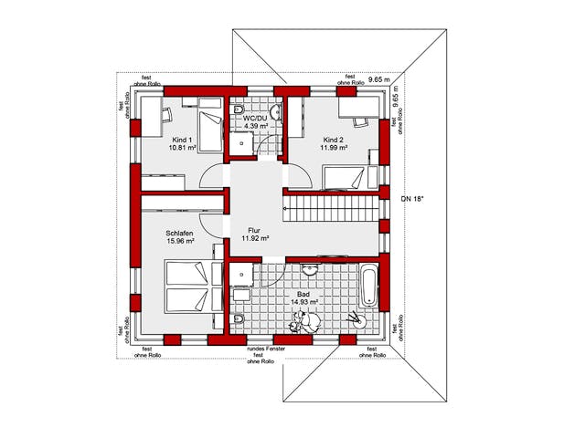 Fertighaus EDITION S 156 von Wolf-Haus Schlüsselfertig ab 463574€, Stadtvilla Grundriss 2