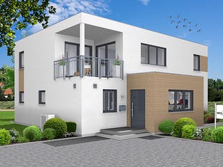 Fertighaus EDITION S 161 von WOLF-HAUS Schlüsselfertig ab 461646€, Cubushaus Außenansicht 1
