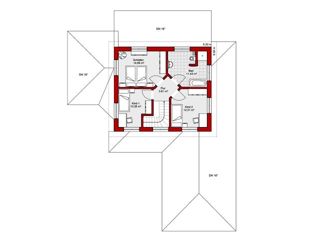 Fertighaus EDITION S 165 von Wolf-Haus Schlüsselfertig ab 478196€, Stadtvilla Grundriss 2