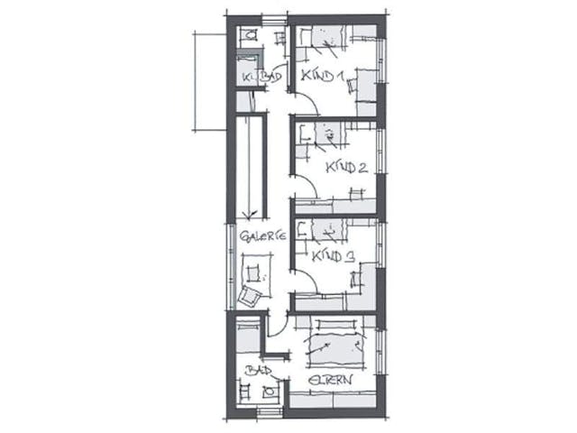 Fertighaus Landhaus Bullinger von Wolf System, Satteldach-Klassiker Grundriss 2